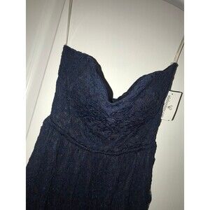 Windsor dress size small Navy blue lace new with Tags